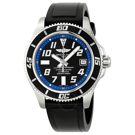 breitling 22mm black rubber strap 120s|breitling rubber strap superocean.